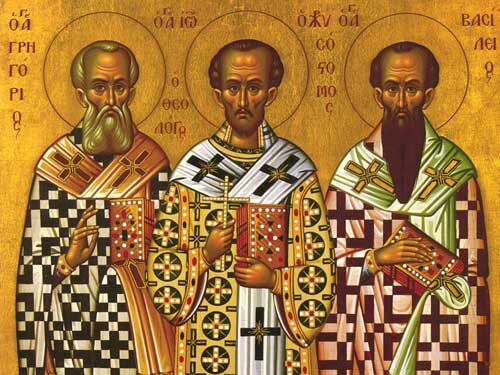 今日圣人：正教三圣司教（Three Holy Hierarchs）