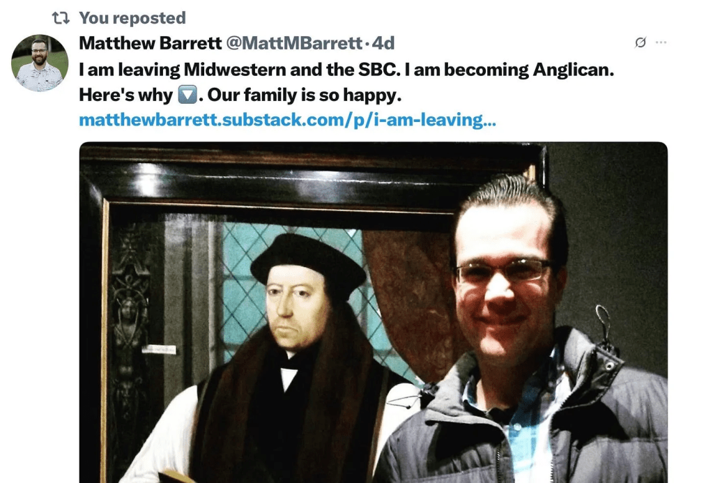 超越傳統的反傳統主義：對馬修·巴雷特爭議的一安立甘式回應